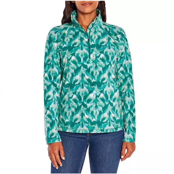 Eddie Bauer Ladies Quarter‎ Zip Polar Fleece - Picture 1 of 6